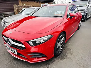 Used 2018 Mercedes-Benz a Class AMG Line Red - Interior and Exterior details 4
