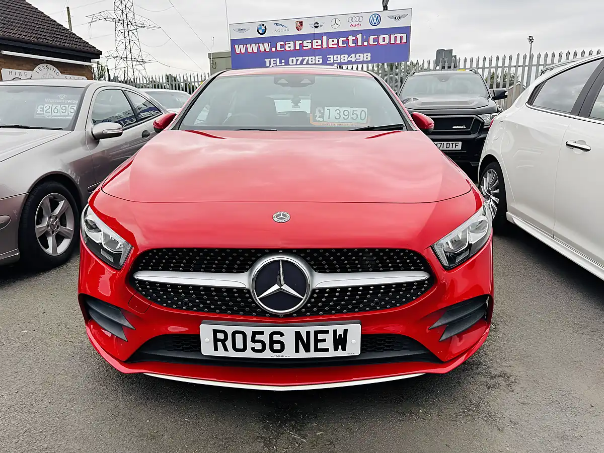 Used 2018 Mercedes-Benz a Class AMG Line Red - Interior and Exterior details 8