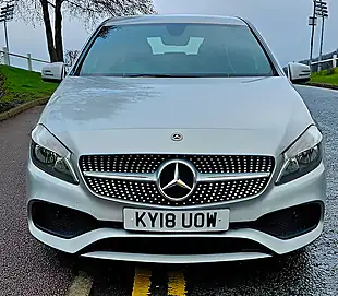 Used 2018 Mercedes-Benz a Class AMG Line Silver - Interior and Exterior details 19