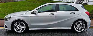 Used 2018 Mercedes-Benz a Class AMG Line Silver - Interior and Exterior details 7