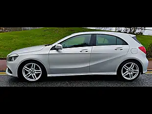 Used 2018 Mercedes-Benz a Class AMG Line Silver - Interior and Exterior details 8