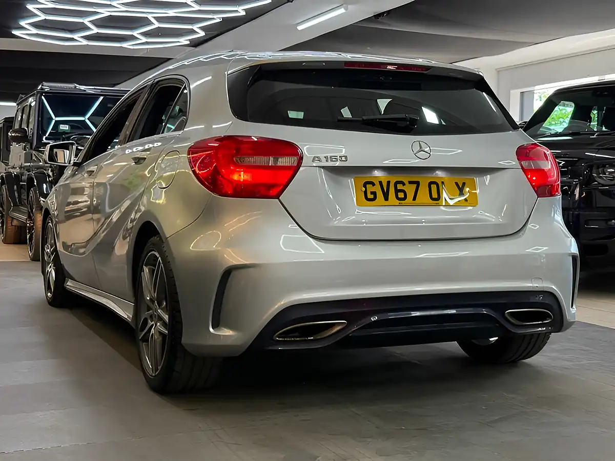 Used 2018 Mercedes-Benz a-Class AMG Line Silver - Interior and Exterior details 10