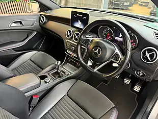 Used 2018 Mercedes-Benz a-Class AMG Line Silver - Interior and Exterior details 11