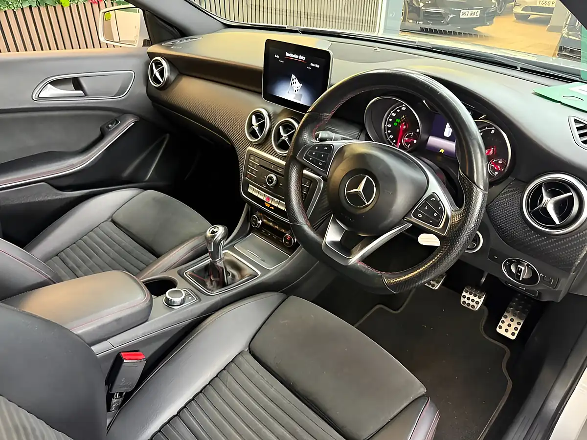 Used 2018 Mercedes-Benz a-Class AMG Line Silver - Interior and Exterior details 11