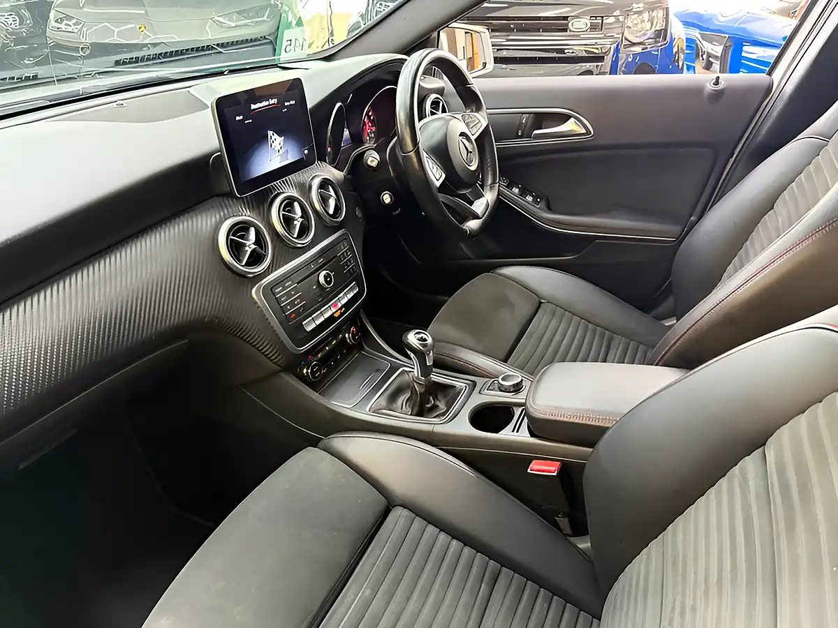 Used 2018 Mercedes-Benz a-Class AMG Line Silver - Interior and Exterior details 14