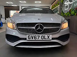 Used 2018 Mercedes-Benz a-Class AMG Line Silver - Interior and Exterior details 3