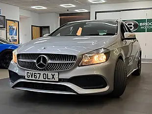 Used 2018 Mercedes-Benz a-Class AMG Line Silver - Interior and Exterior details 4