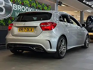 Used 2018 Mercedes-Benz a-Class AMG Line Silver - Interior and Exterior details 8