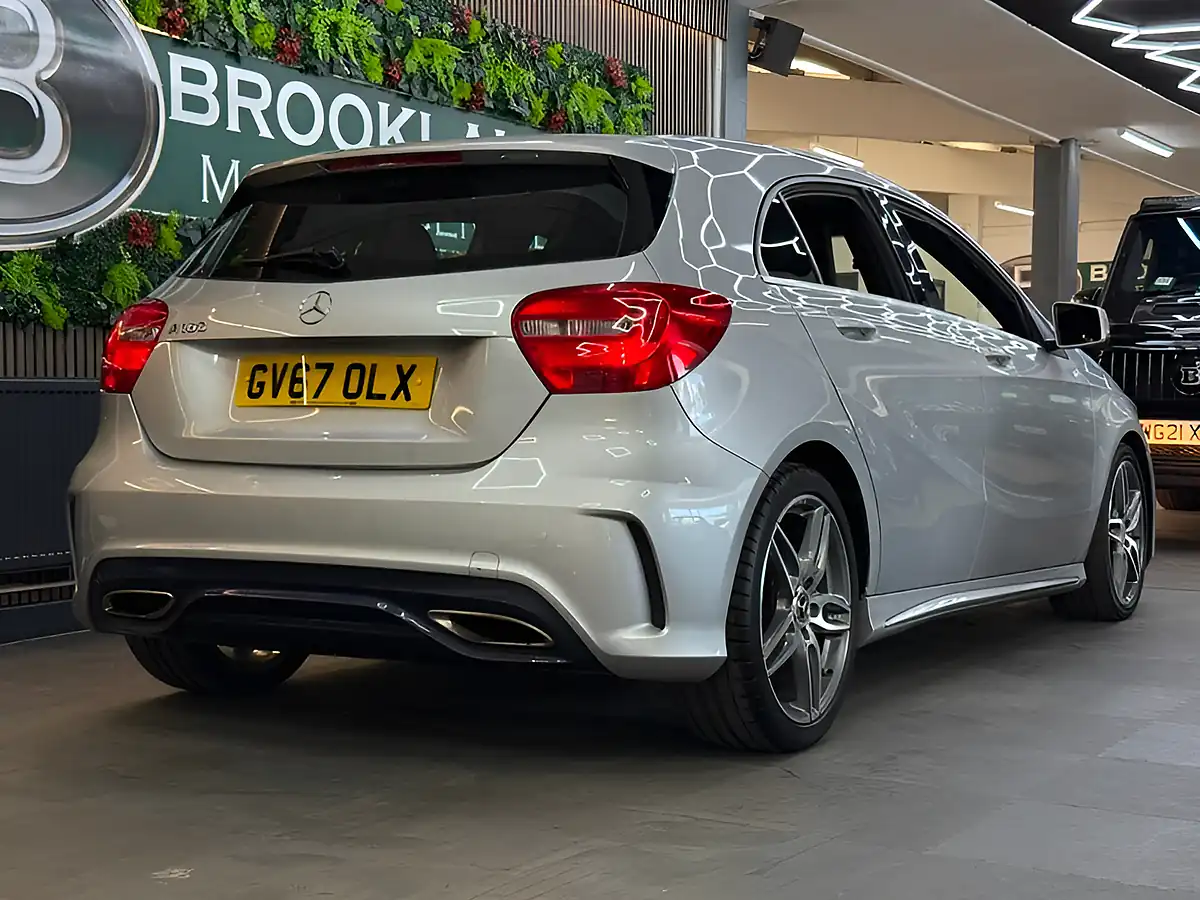 Used 2018 Mercedes-Benz a-Class AMG Line Silver - Interior and Exterior details 8