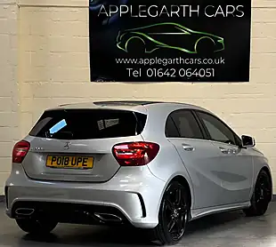 Used 2018 Mercedes-Benz a Class AMG Line Silver - Interior and Exterior details 3