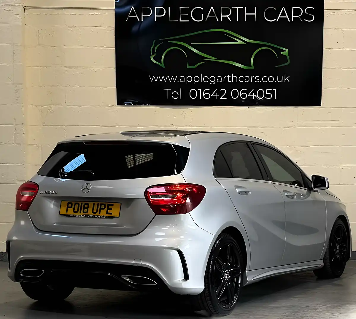 Used 2018 Mercedes-Benz a Class AMG Line Silver - Interior and Exterior details 3