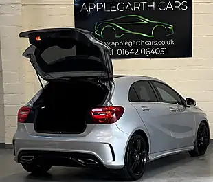 Used 2018 Mercedes-Benz a Class AMG Line Silver - Interior and Exterior details 4