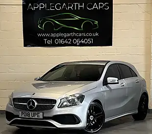 Used 2018 Mercedes-Benz a Class AMG Line Silver - Interior and Exterior details 5