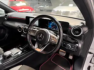 Used 2018 Mercedes-Benz a Class AMG Line Silver - Interior and Exterior details 11