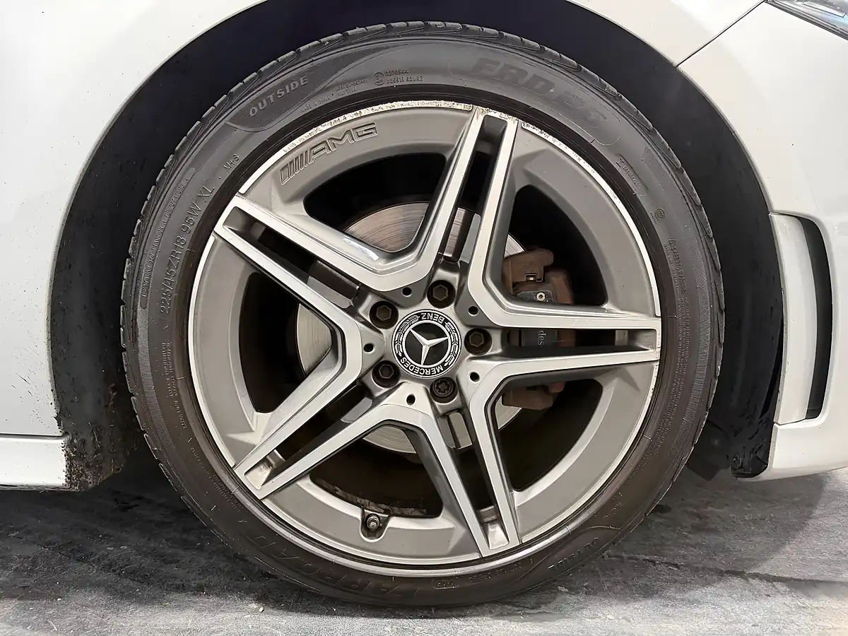 Used 2018 Mercedes-Benz a Class AMG Line Silver - Interior and Exterior details 16