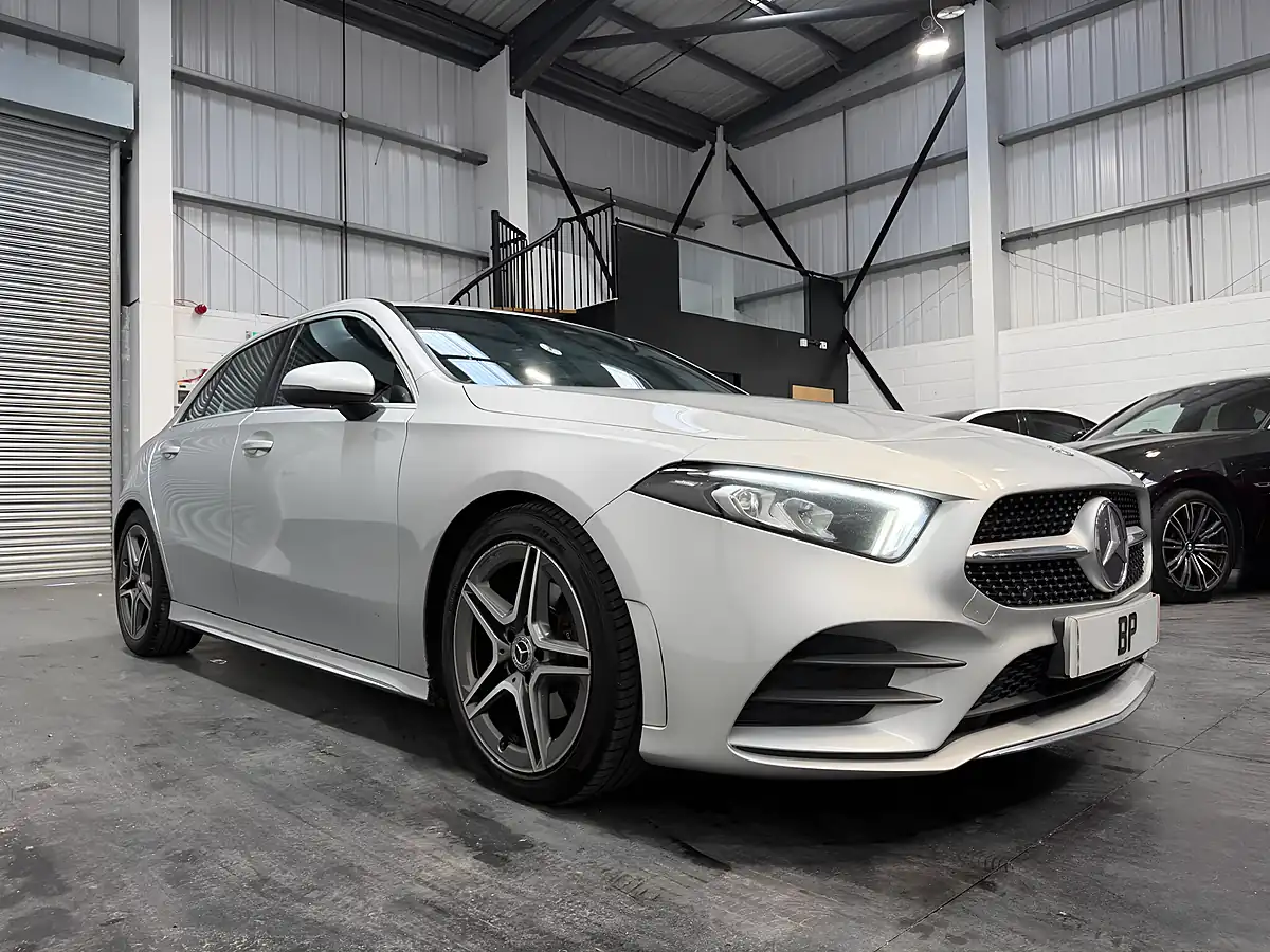Used 2018 Mercedes-Benz a Class AMG Line Silver - Interior and Exterior details 4