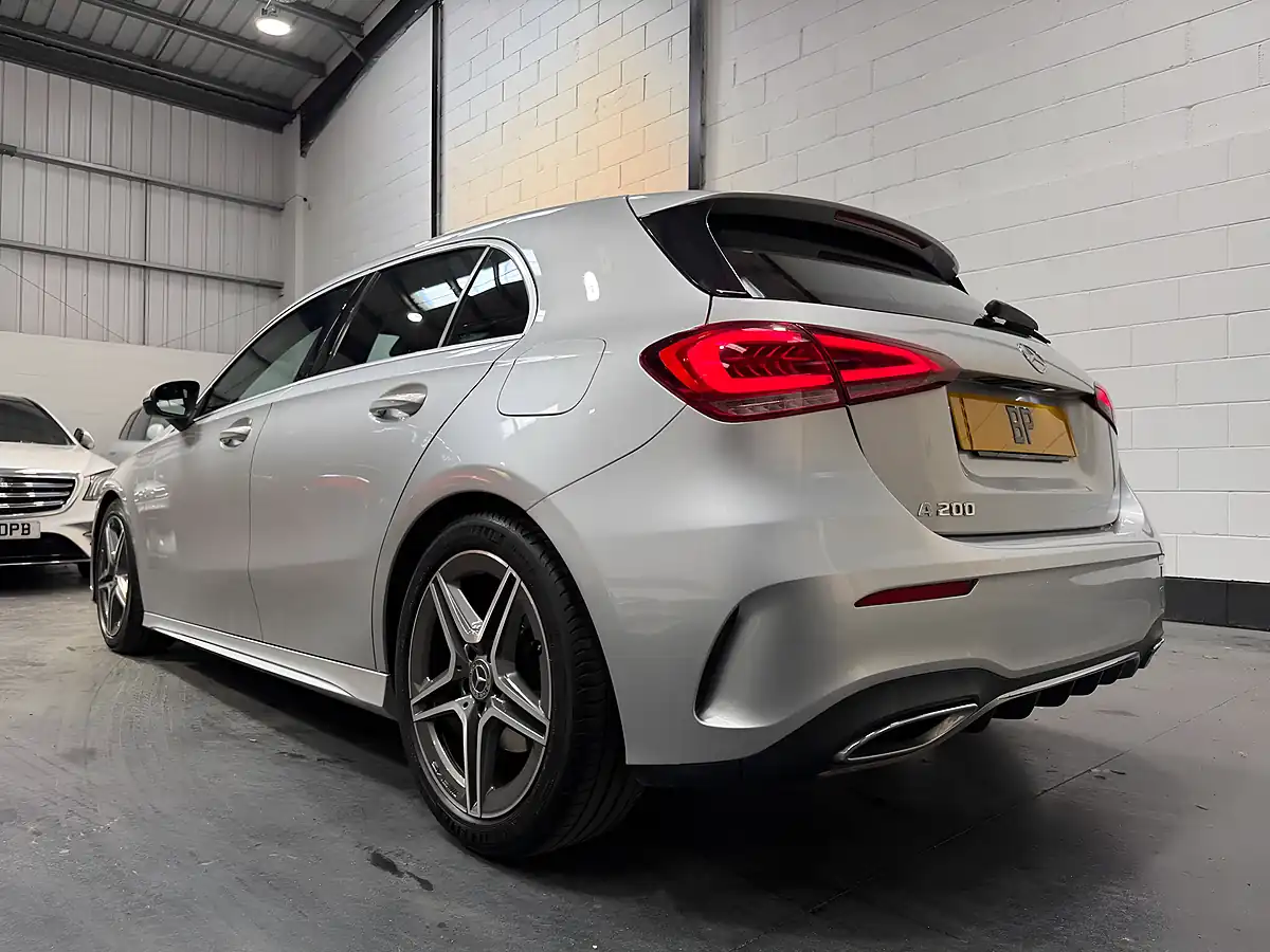 Used 2018 Mercedes-Benz a Class AMG Line Silver - Interior and Exterior details 5