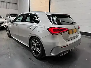 Used 2018 Mercedes-Benz a Class AMG Line Silver - Interior and Exterior details 8