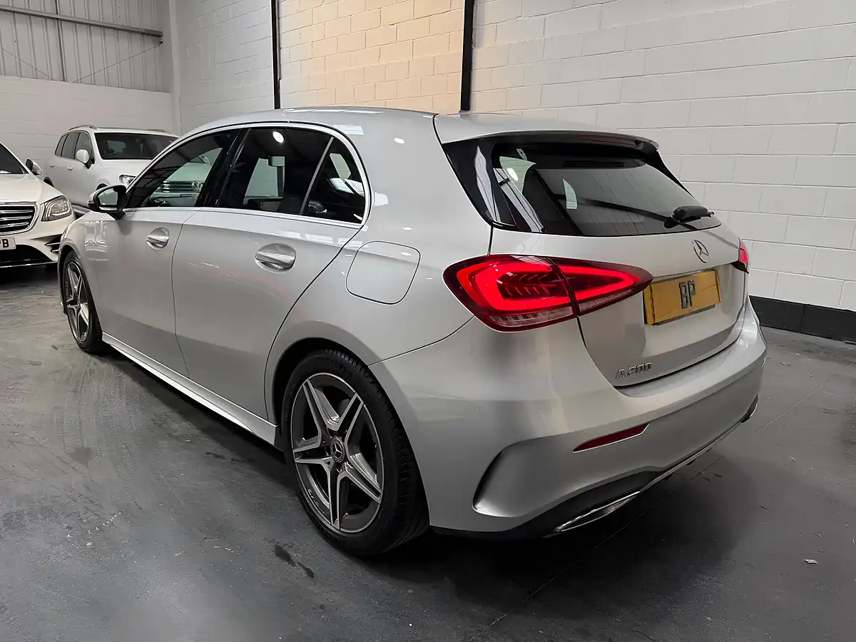 Used 2018 Mercedes-Benz a Class AMG Line Silver - Interior and Exterior details 8