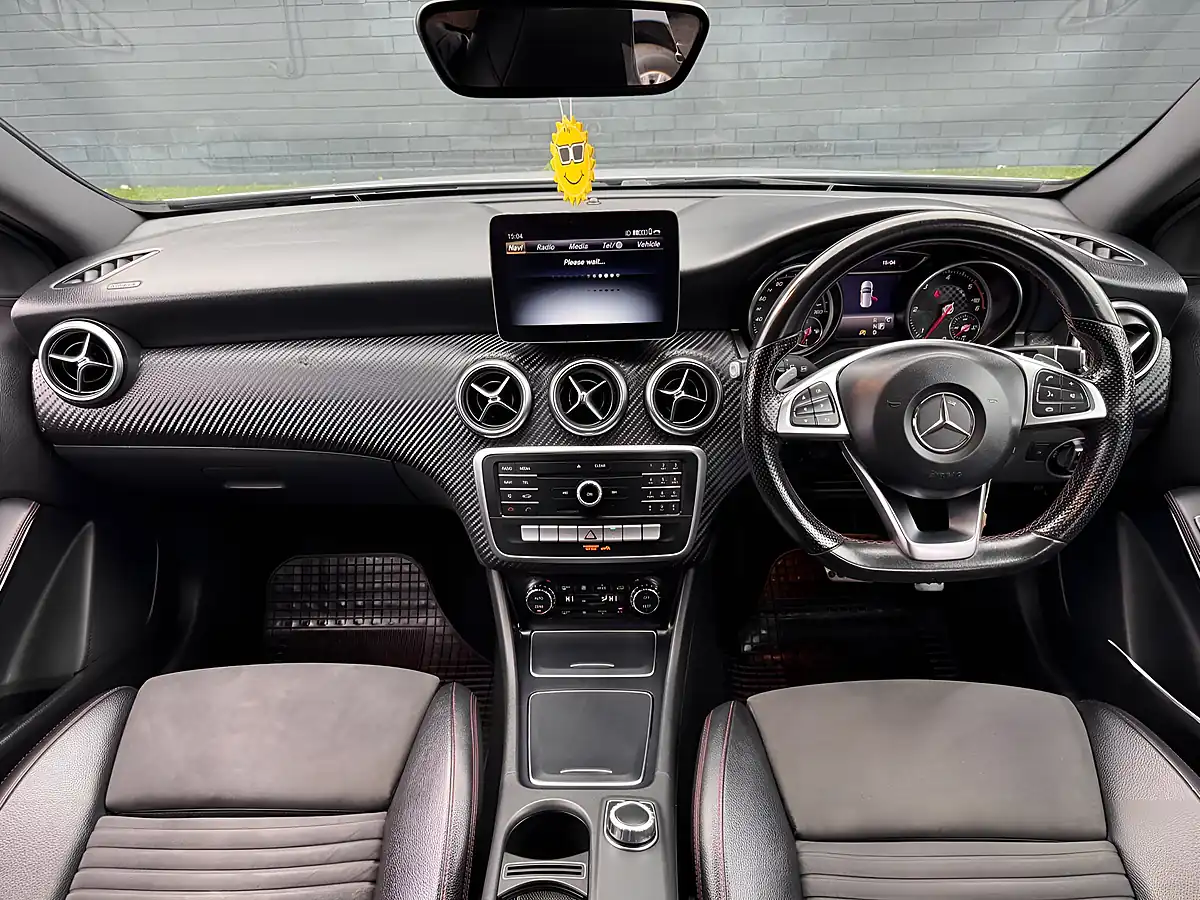Used 2018 Mercedes-Benz a Class AMG Line Silver - Interior and Exterior details 2