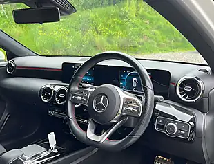 Used 2018 Mercedes-Benz a Class AMG Line White - Interior and Exterior details 11