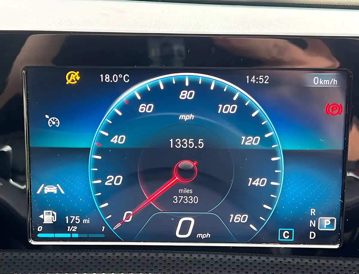Used 2018 Mercedes-Benz a Class AMG Line White - Interior and Exterior details 12