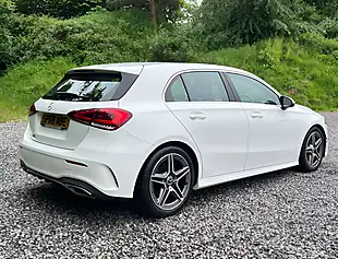 Used 2018 Mercedes-Benz a Class AMG Line White - Interior and Exterior details 3