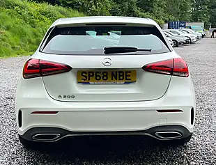 Used 2018 Mercedes-Benz a Class AMG Line White - Interior and Exterior details 4