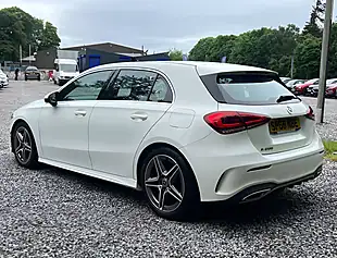 Used 2018 Mercedes-Benz a Class AMG Line White - Interior and Exterior details 5