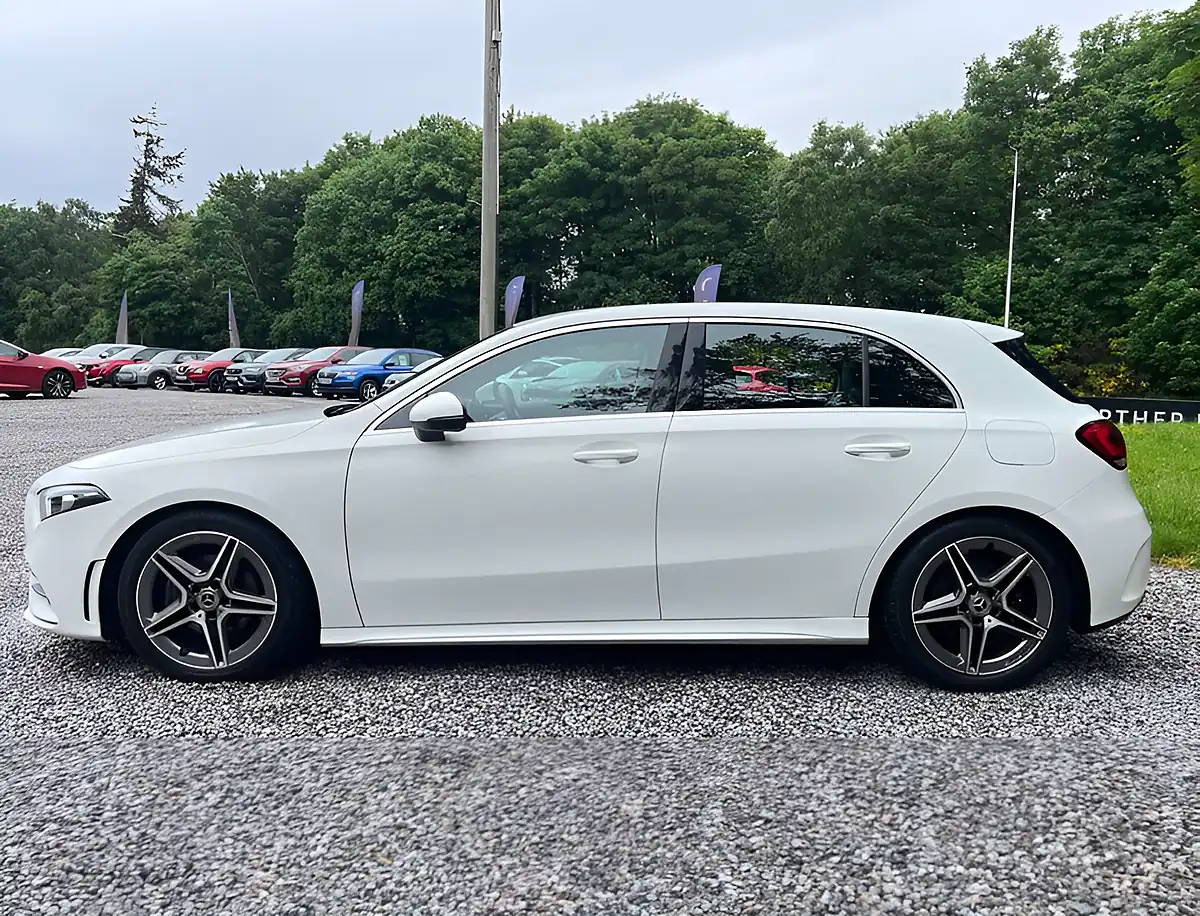 Used 2018 Mercedes-Benz a Class AMG Line White - Interior and Exterior details 6