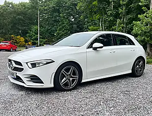 Used 2018 Mercedes-Benz a Class AMG Line White - Interior and Exterior details 7