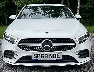 Used 2018 Mercedes-Benz a Class AMG Line White - Interior and Exterior details 8