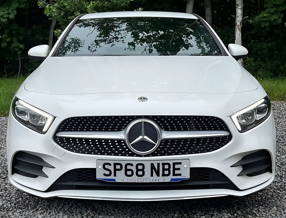 Used 2018 Mercedes-Benz a Class AMG Line White - Interior and Exterior details 8