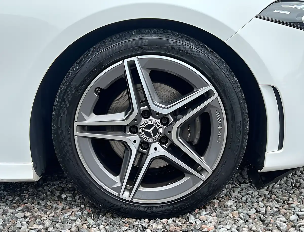 Used 2018 Mercedes-Benz a Class AMG Line White - Interior and Exterior details 9