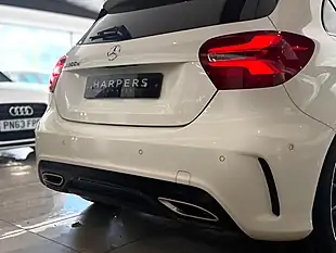 Used 2018 Mercedes-Benz a Class AMG Line White - Interior and Exterior details 7