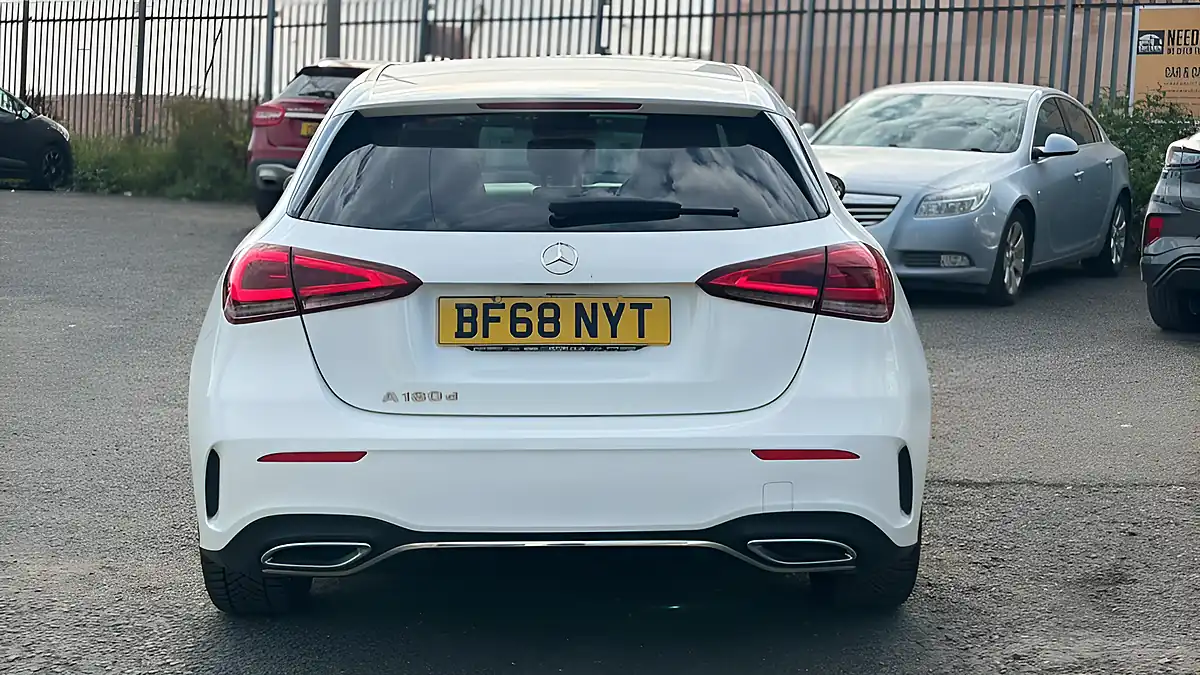 Used 2018 Mercedes-Benz a Class AMG Line White - Interior and Exterior details 18