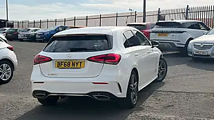 Used 2018 Mercedes-Benz a Class AMG Line White - Interior and Exterior details 20