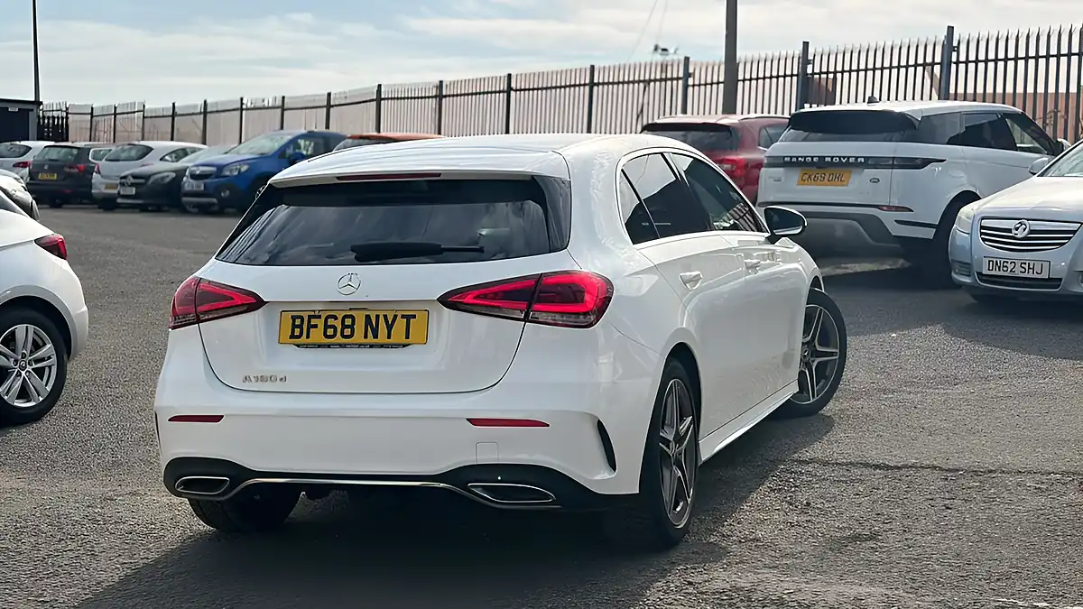 Used 2018 Mercedes-Benz a Class AMG Line White - Interior and Exterior details 20
