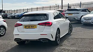 Used 2018 Mercedes-Benz a Class AMG Line White - Interior and Exterior details 4