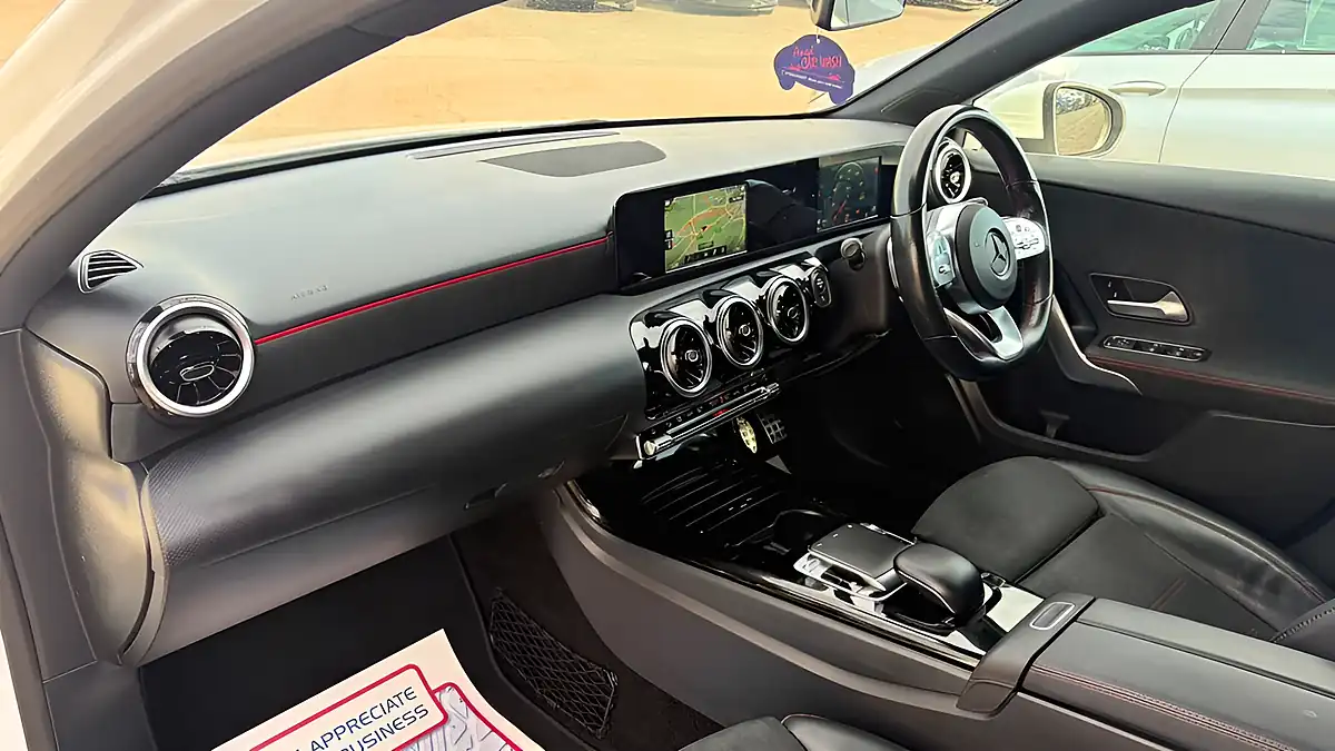 Used 2018 Mercedes-Benz a Class AMG Line White - Interior and Exterior details 6