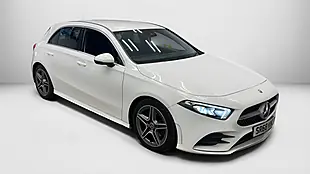 Used 2018 Mercedes-Benz a Class AMG Line White - Interior and Exterior details 4