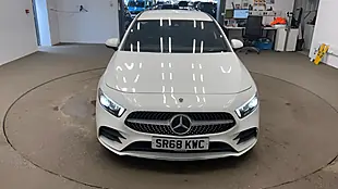 Used 2018 Mercedes-Benz a Class AMG Line White - Interior and Exterior details 5
