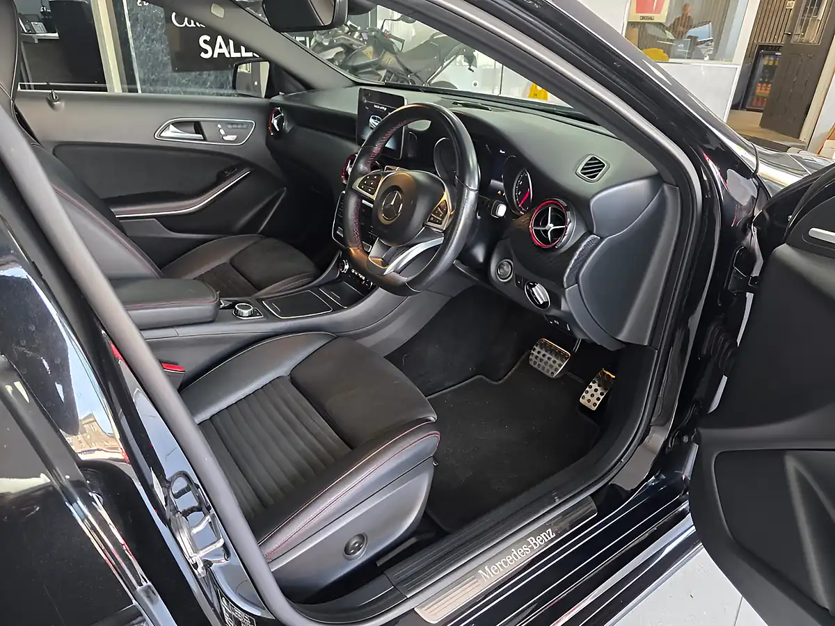 Used 2018 Mercedes-Benz a Class Premium Black - Interior and Exterior details 5