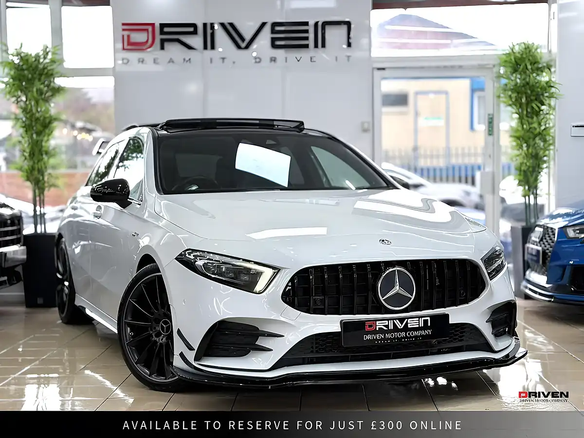 Used 2018 Mercedes-Benz a Class Premium Plus White - Front View