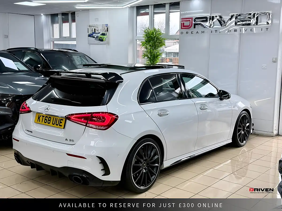 Used 2018 Mercedes-Benz a Class Premium Plus White - Interior and Exterior details 10