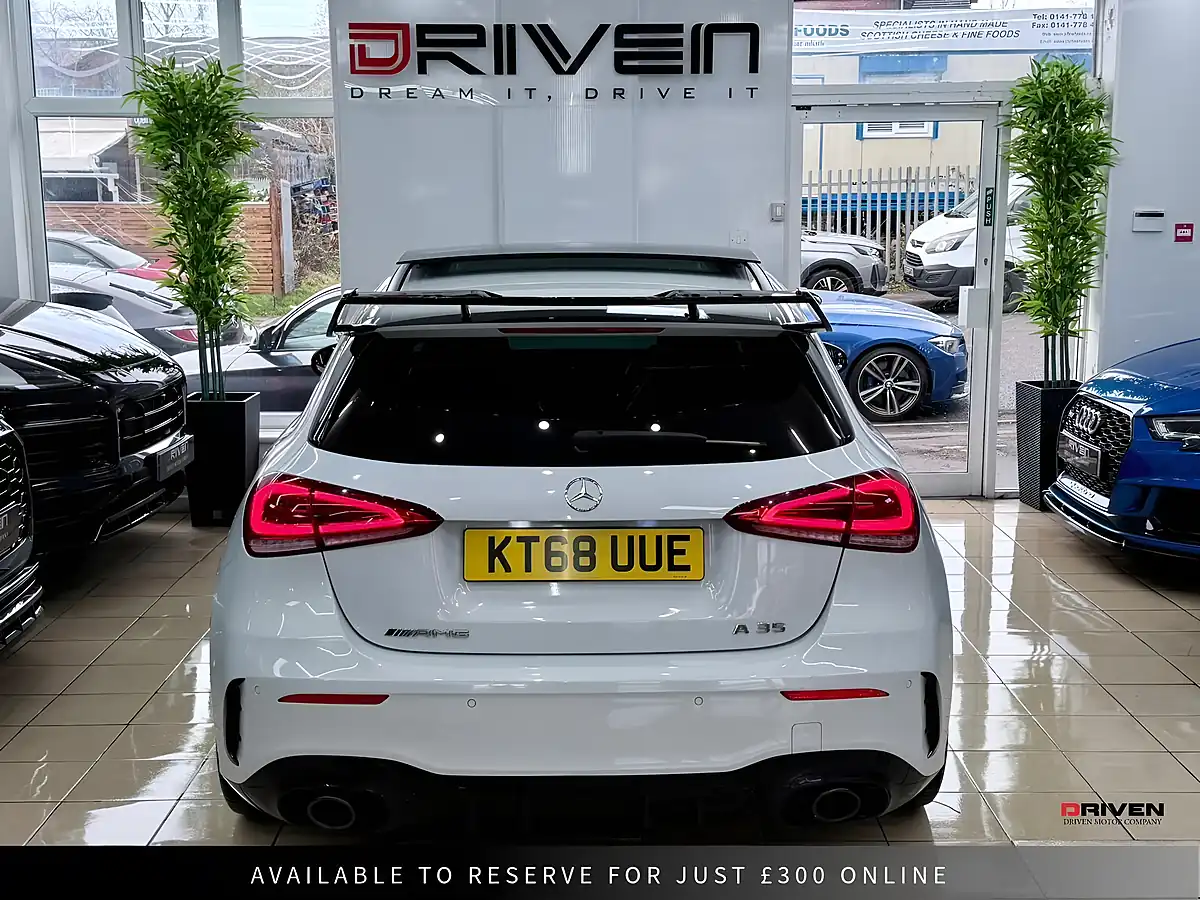 Used 2018 Mercedes-Benz a Class Premium Plus White - Interior and Exterior details 9