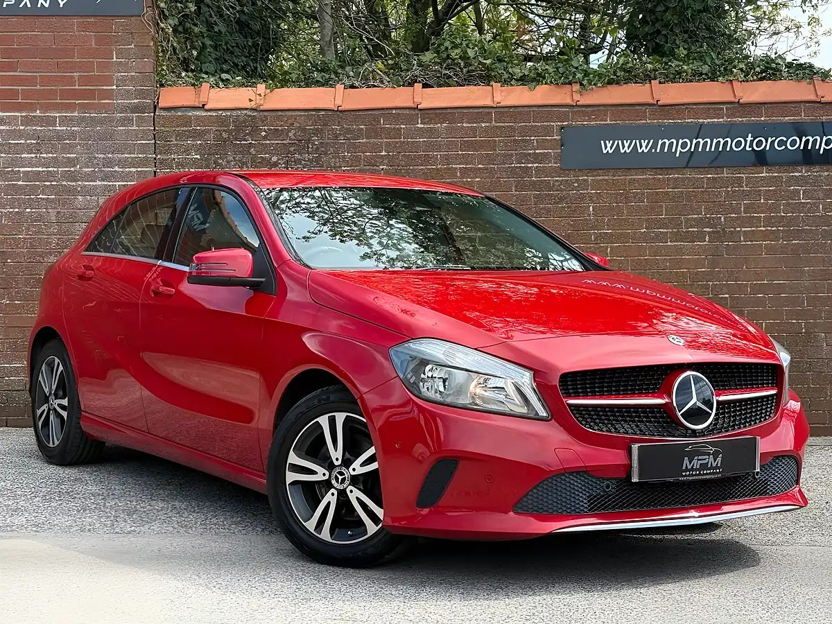 Used 2018 Mercedes-Benz a-Class Se Executive Jupiter Red - Front View