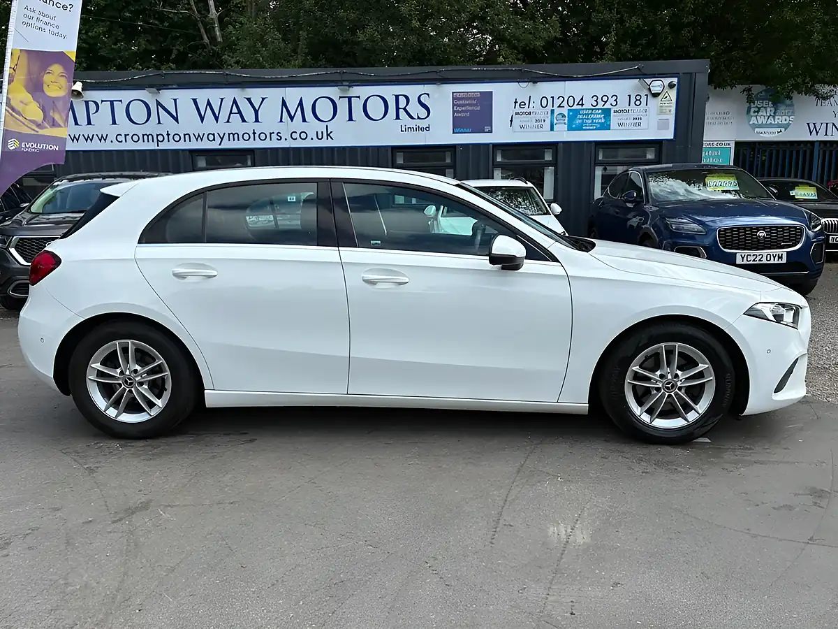 Used 2018 Mercedes-Benz a Class Se (executive) White - Interior and Exterior details 6