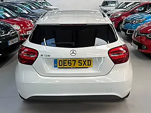 Used 2018 Mercedes-Benz a Class Se (executive) White - Interior and Exterior details 12