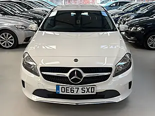 Used 2018 Mercedes-Benz a Class Se (executive) White - Interior and Exterior details 3